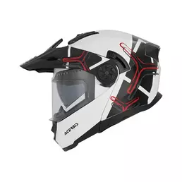 Acerbis Rider Modular Мотошлем White Black Белый