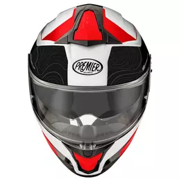 Premier Evoluzione Dk 2 Bm Мотошлем Red Красный