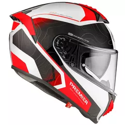 Premier Evoluzione Dk 2 Bm Мотошлем Red Красный