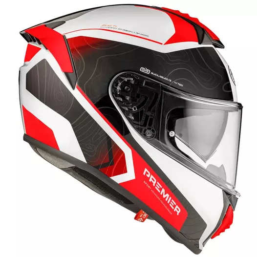 Premier Evoluzione Dk 2 Bm Мотошлем Red Красный