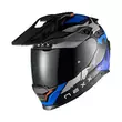 Nexx Y.travl Primal Мотошлем Blue Neon Matt Синий