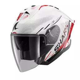 Shark Skwal Jet Cup Speed Tech Мотошлем White Red Белый