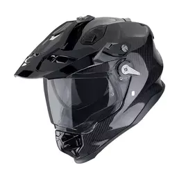 Scorpion Adf-9000 Carbon Air Мотошлем Black Gloss Черный