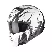 Scorpion Exo Combat 2 Marauder Мотошлем White Matt Белый