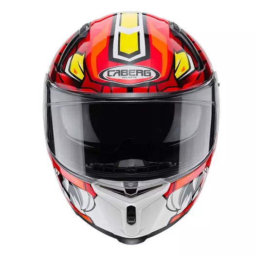 Caberg Avalon Giga Мотошлем White Red Yellow Красный