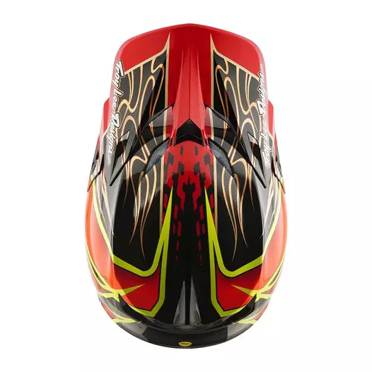 Troy Lee Designs Se5 Carbon Wings Мотошлем Red Красный