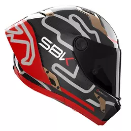 Nolan X-804 Rs Ultra Carbon Sbk 346 Мотошлем Черный