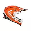 Acerbis Linear 2206 Мотошлем Orange White Оранжевый