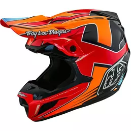 Troy Lee Designs Se5 Composite Efix Мотошлем Orange Оранжевый
