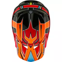 Troy Lee Designs Se5 Composite Efix Мотошлем Orange Оранжевый