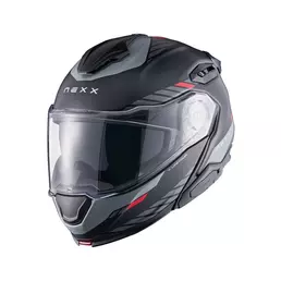 Nexx X.lifetour Globe Мотошлем Black Red Matt Красный