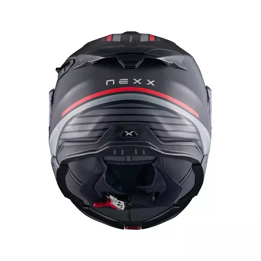 Nexx X.lifetour Globe Мотошлем Black Red Matt Красный