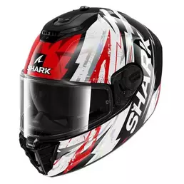 SHARK Spartan RS Hibolt integralhelm Black / Red / Chrom
