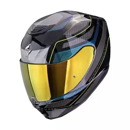 Scorpion Exo 391 Leo Мотошлем Black Blue Синий