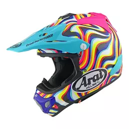 Arai Mx-v Evo Stream Мотошлем Pink Розовый