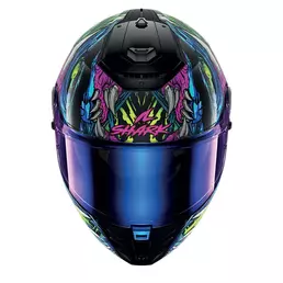 Shark Spartan Rs Shaytan Мотошлем Green Purple Фиолетовый