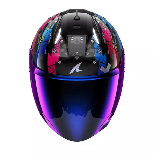 Shark Skwal I3 Jet Hellcat Мотошлем Chromo Blue Синий