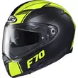 Hjc F70 Mago Мотошлем Black Yellow Желтый (размер: s)