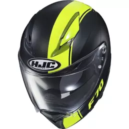 Hjc F70 Mago Мотошлем Black Yellow Желтый