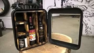 Делаем мини-бар из алюминиевой канистры своими руками