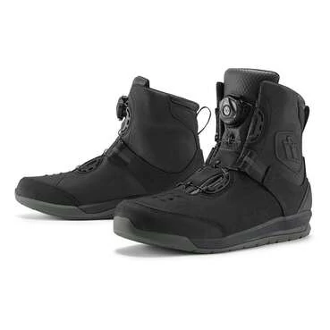Icon Patrol 2 Waterproof мотоботы черные