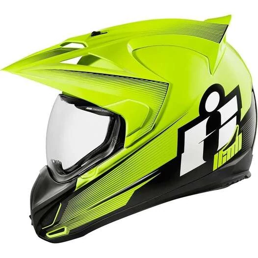Icon Variant Double Stack Hi-Viz мотошлем
