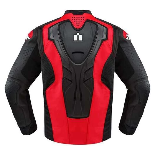 Icon Hypersport Prime Hero мотокуртка красная