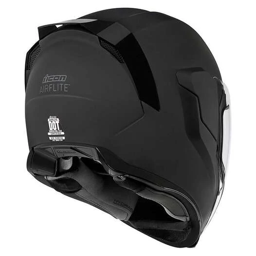 Icon Airflite Rubatone мотошлем черный матовый (размер: s)