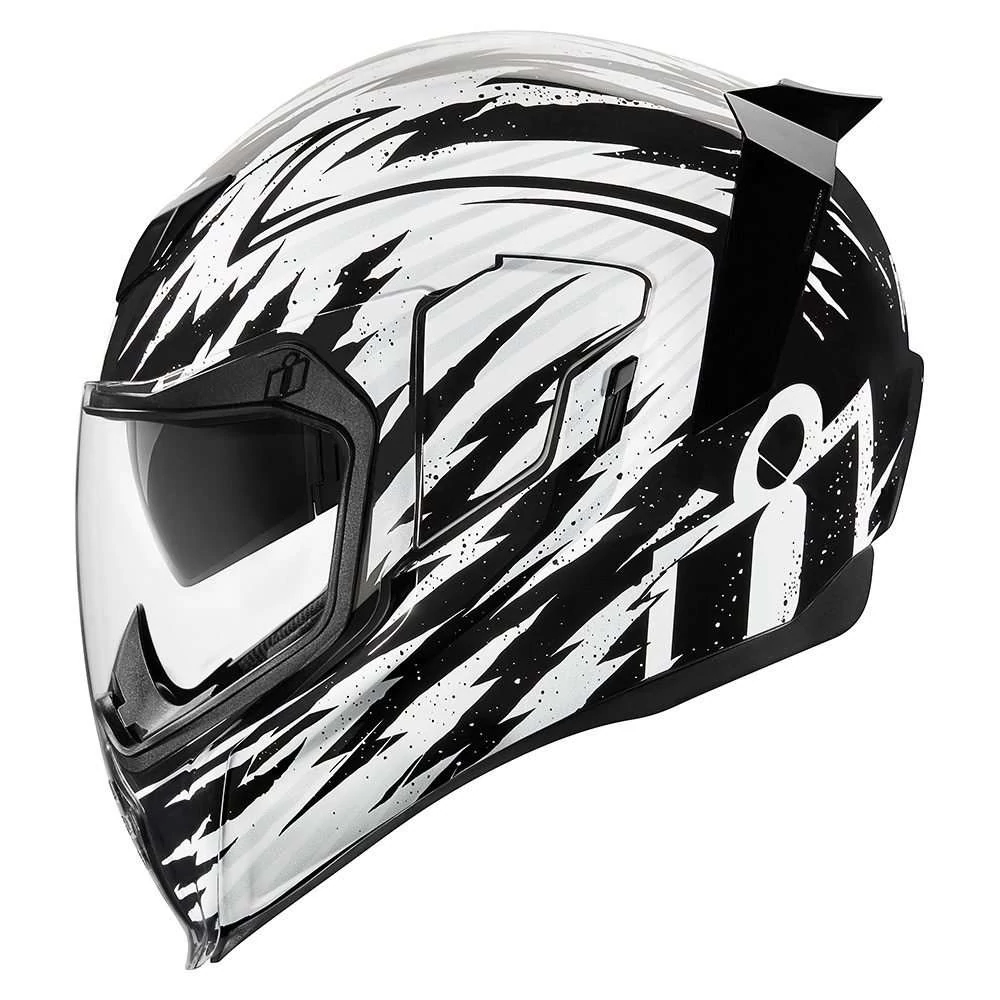 icon airflite fayder helmet mirror Icon Airflite Fayder motorcycle helmet white buy: price, photos, reviews in  the online Store Partner-Moto