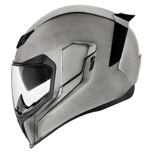 Icon Airflite Quicksilver мотошлем серебряный