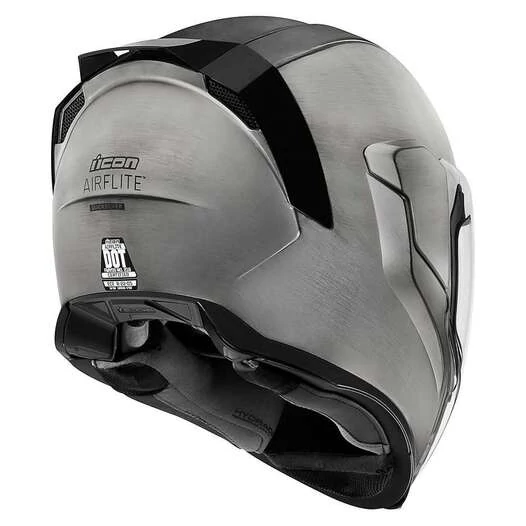 Icon Airflite Quicksilver мотошлем серебряный