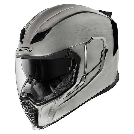 Icon Airflite Quicksilver мотошлем серебряный