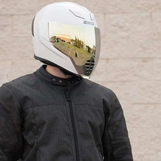 Визор FliteShield для шлема Icon Airflite золотой зеркальный IC-06