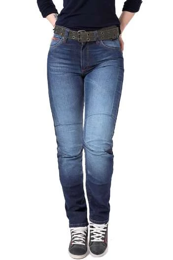 Starks Lady Snake Stretch мотоджинсы женские синие (размер: 30)
