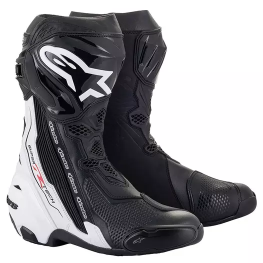 Alpinestars Supertech R мотоботинки Black White Белый (размер: 44)