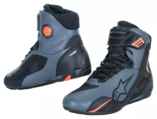 Faster 4 Stiefel black, grey, red