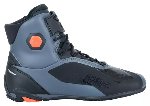 Faster 4 Stiefel black, grey, red