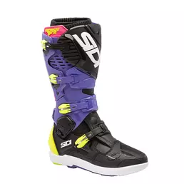 Sidi Crossfire 3 Srs мотоботинки Purple Black Yellow Фиолетовый