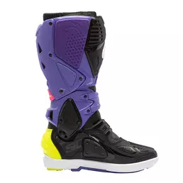 Sidi Crossfire 3 Srs мотоботинки Purple Black Yellow Фиолетовый
