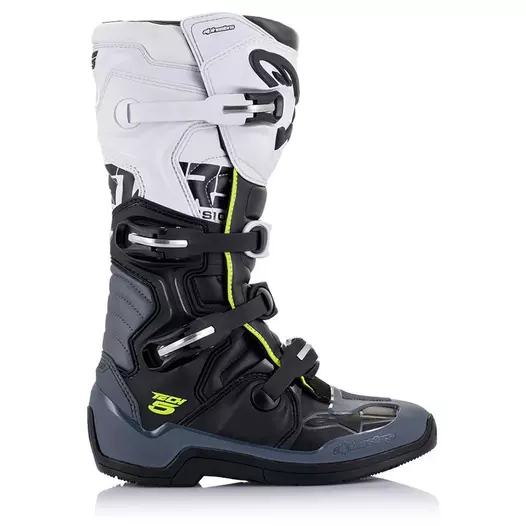 Alpinestars Tech 5 мотоботинки Black Grey White Белый