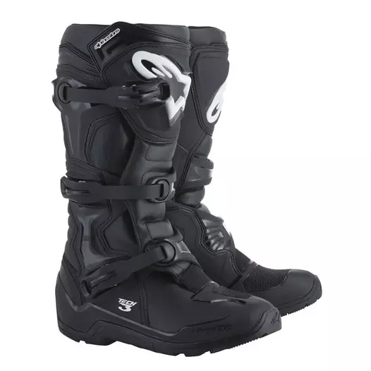 Alpinestars Tech 3 Enduro Black мотоботинки Черный (размер: 16)