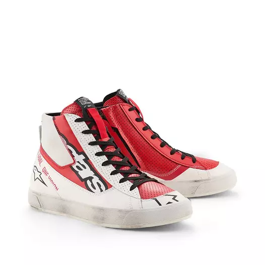 Alpinestars Stated Flair мотоботы White Red Красный (размер: 12,5)