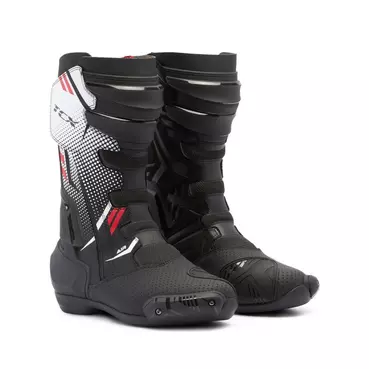 Tcx S-tr1 Air мотоботинки Black White Red Черный