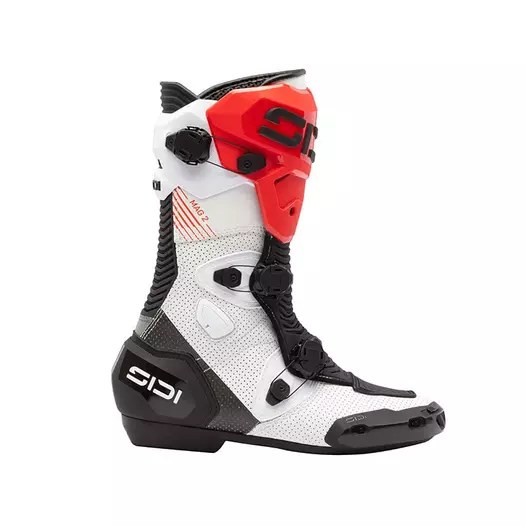 Sidi Mag 2 Air мотоботинки White Black Red Красный