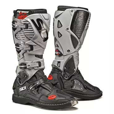 Sidi Crossfire 3 мотоботинки Black Ash Серый