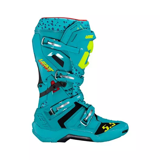 Leatt 5.5 Flexlock V.25 мотоботинки Cheetah Зеленый