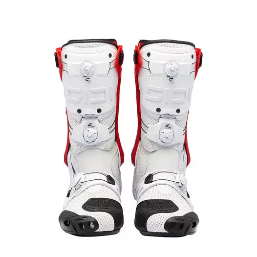 Sidi Rex Air 24 мотоботинки White Red Красный