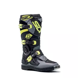 Sidi Flame Kid мотоботинки Black Yellow Желтый