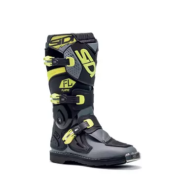 Sidi Flame Kid мотоботинки Black Yellow Желтый