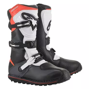 Alpinestars Tech T мотоботинки Grey Fluo Red Серый